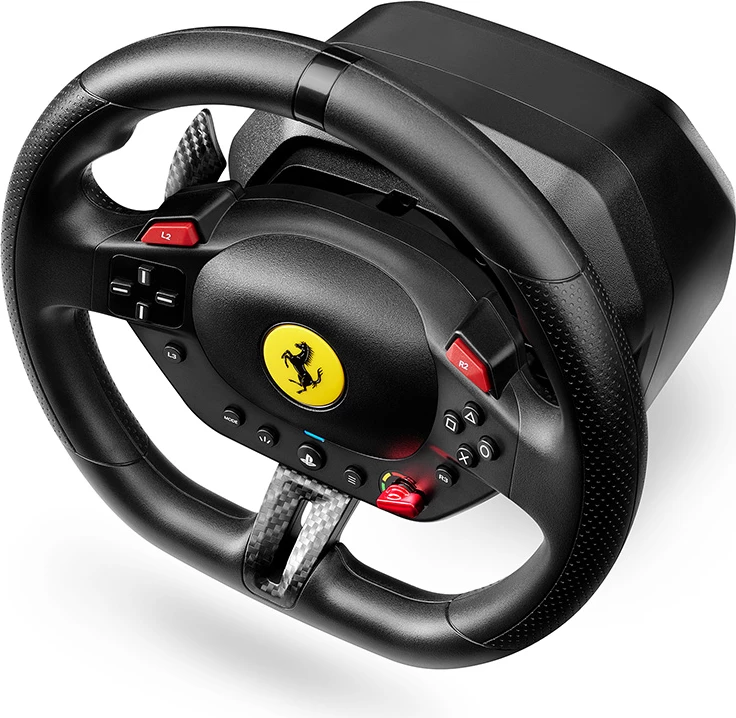Vollan garash Thrustmaster T98-P Ferrari 296 GTB, PC/PS5/PS4, 240° rotacion, 25.5 cm, set me pedale, i zi