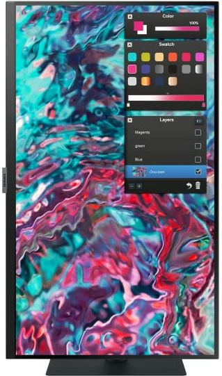 Monitor Samsung ViewFinity S27B800TGU (LS27B800TGUXEN) 27 inç UHD IPS, 2x Thunderbolt 4 90W, HDR10, i zi