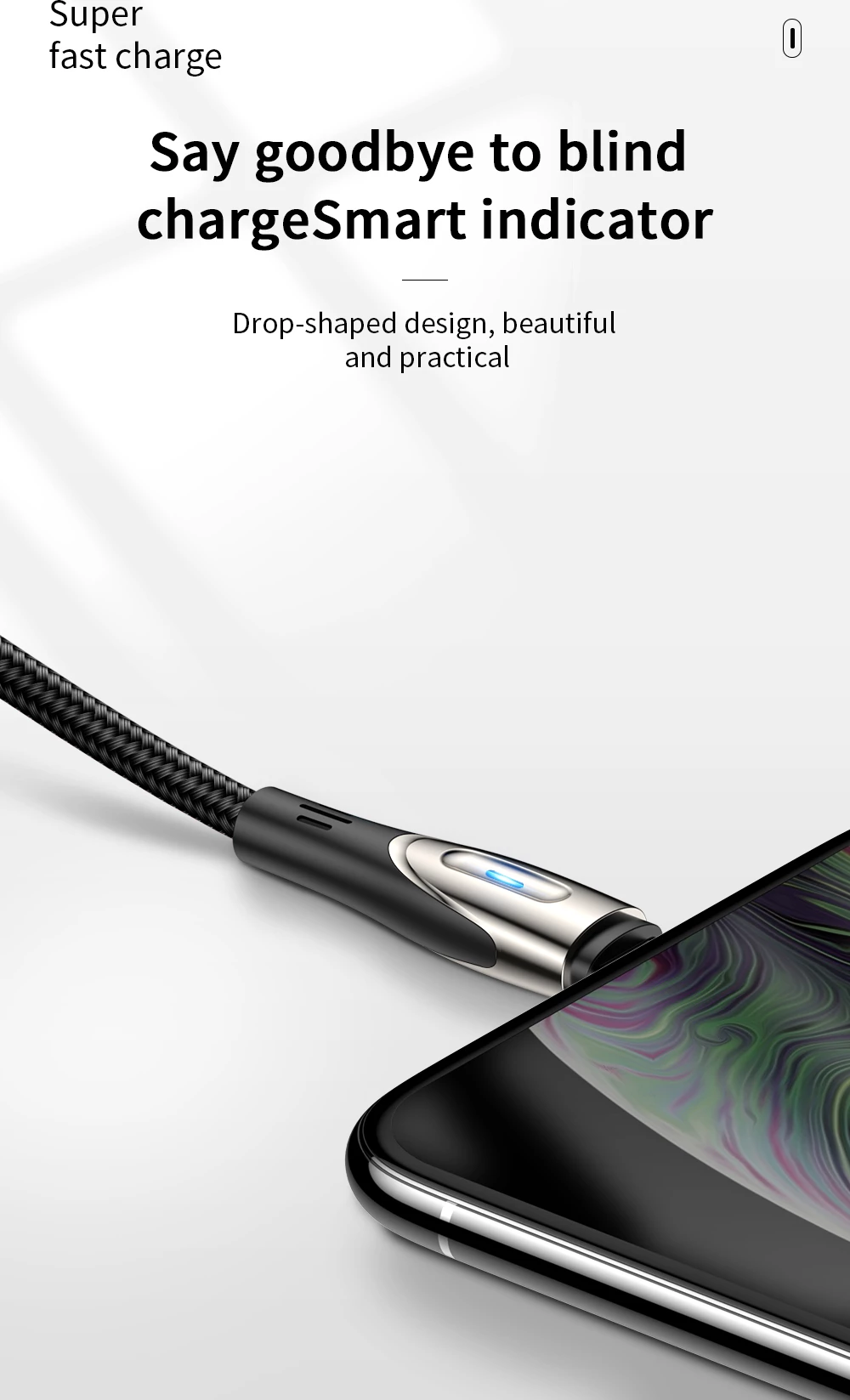 Kabllo Joyroom Sharp Series S-M411, 2m, USB-A në micro USB, 3A, e zezë