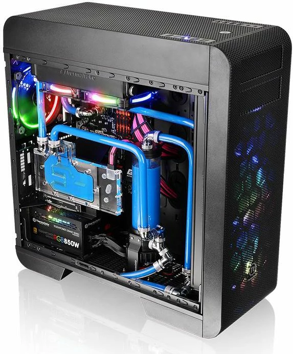 Kasë Thermaltake Core V71 TG Edition CA-1B6-00F1WN-04 Full Tower, Tempered Glass, E-ATX/ATX, e zezë