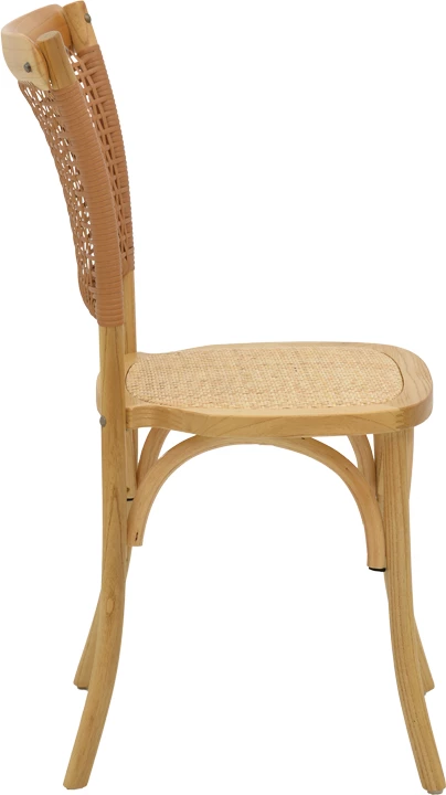 Karrige Karley dru ahu natyral-sedilje ratan natyrale 48x52x89cm