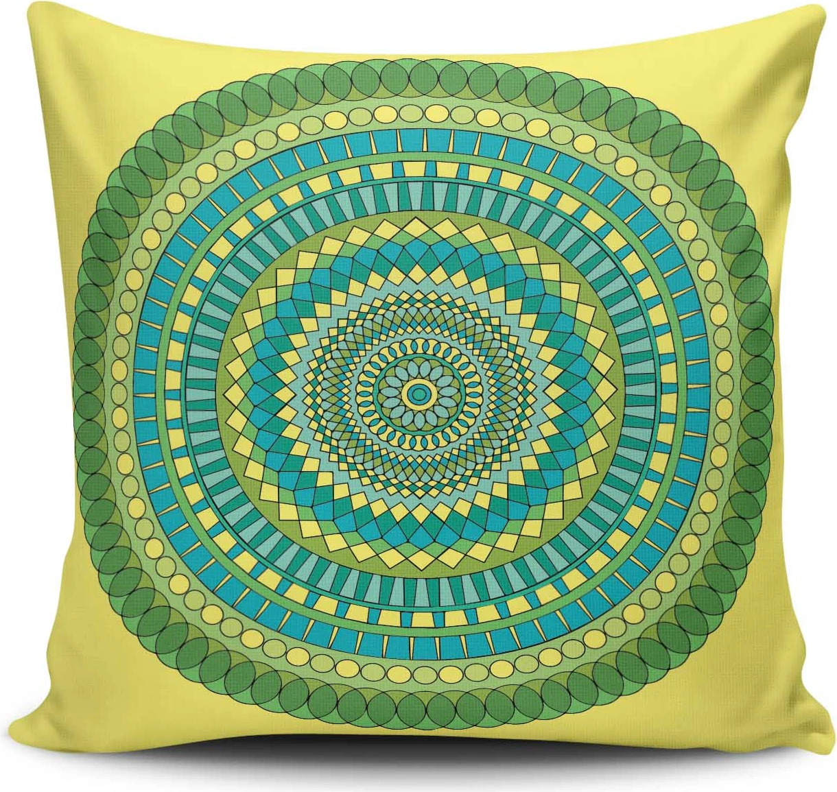 Jastëk Evila Originals, MANDALA-39, shumëngjyrësh, 43x43cm