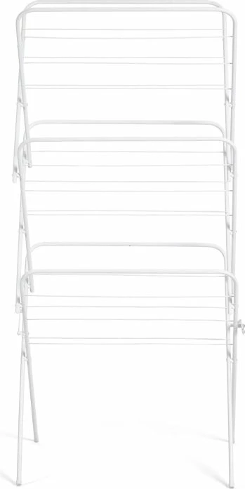 Tharëse rrobash vertikale Rayen 0036.01, palosëse, 14 m sipërfaqe tharjeje, 61 x 138 x 44.5 cm, çelik inox, e bardhë