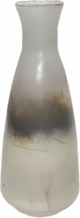 Vazo xhami Jeg, ngjyrë ari, bronzi, argjendi, 17x17x44 cm