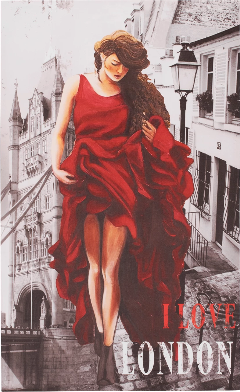 Pikturë dekorative Londra Gruaja FH7155.05 120x70x2.5 cm