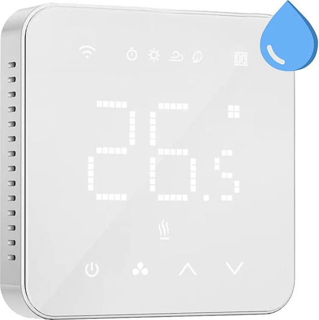 Termostat i mençur Wi-Fi Meross MTS200BHK, HomeKit, i bardhë