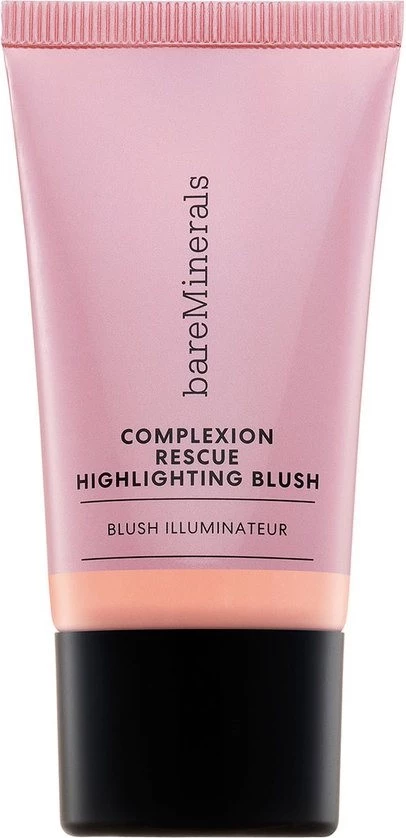 Blush dhe highlighter krem për femra bareMinerals Complexion Rescue Highlighting Blush Illuminating Face Powder Peach Glow 15ml