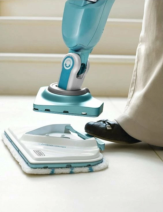 Mop me avull Black&Decker BHSM166DSM 1600W 0.5L 2-në-1, 11 aksesorë, blu
