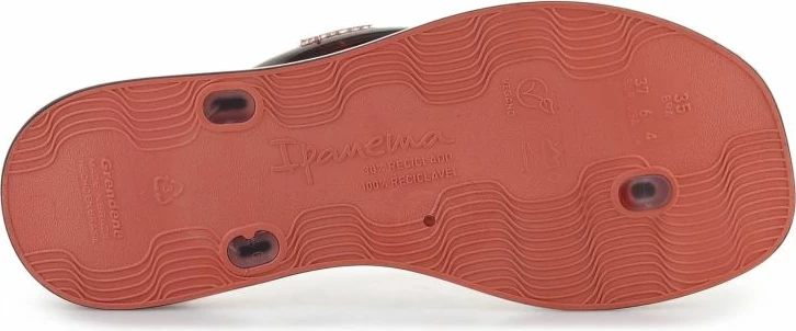 Flip-flopa për femra Ipanema Glow Trendy AD 27419-BR846, kafe [Madhësia: 37]