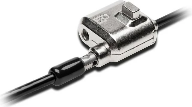 Kensington MiniSaver Lock, 1.8 m, çelës, çelik karboni, e zezë