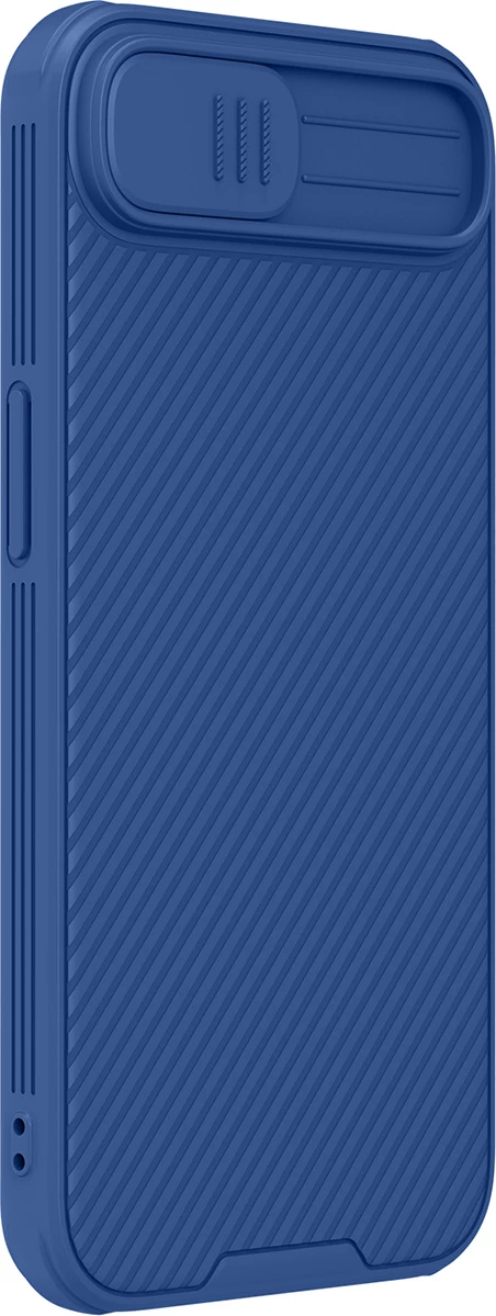 Mbështjellës Nillkin CamShield Pro për iPhone 16e, kaltër