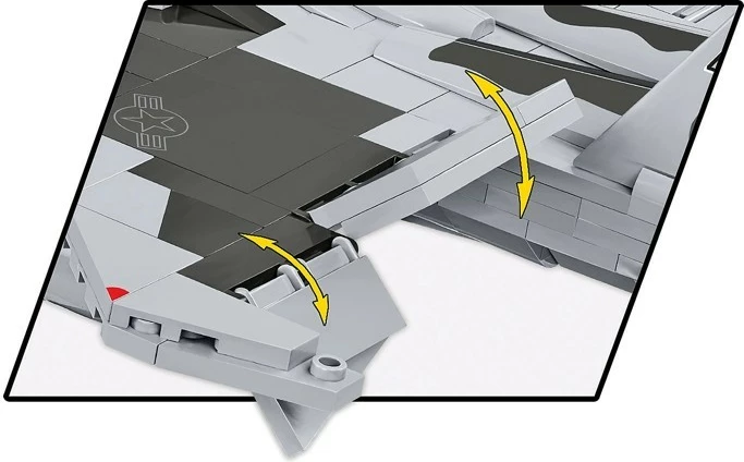 Set blloqesh ndërtimi Cobi Boeing F-15EX Eagle II, 739 pjesë, 1:48