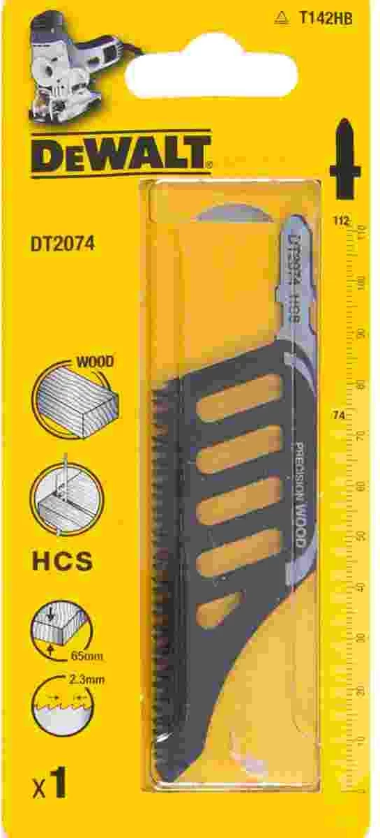 Fletë për sharrë piskatore DeWalt DT2074 (T142HB) 118mm HCS për dru, flush/finish cut, 1 copë