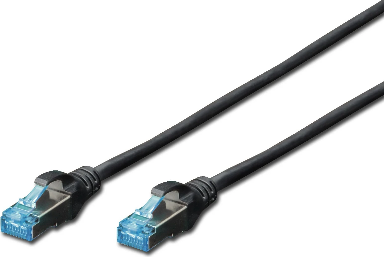 Kabëll rrjeti Digitus CAT 5e SF/UTP, 2m, RJ-45, zi