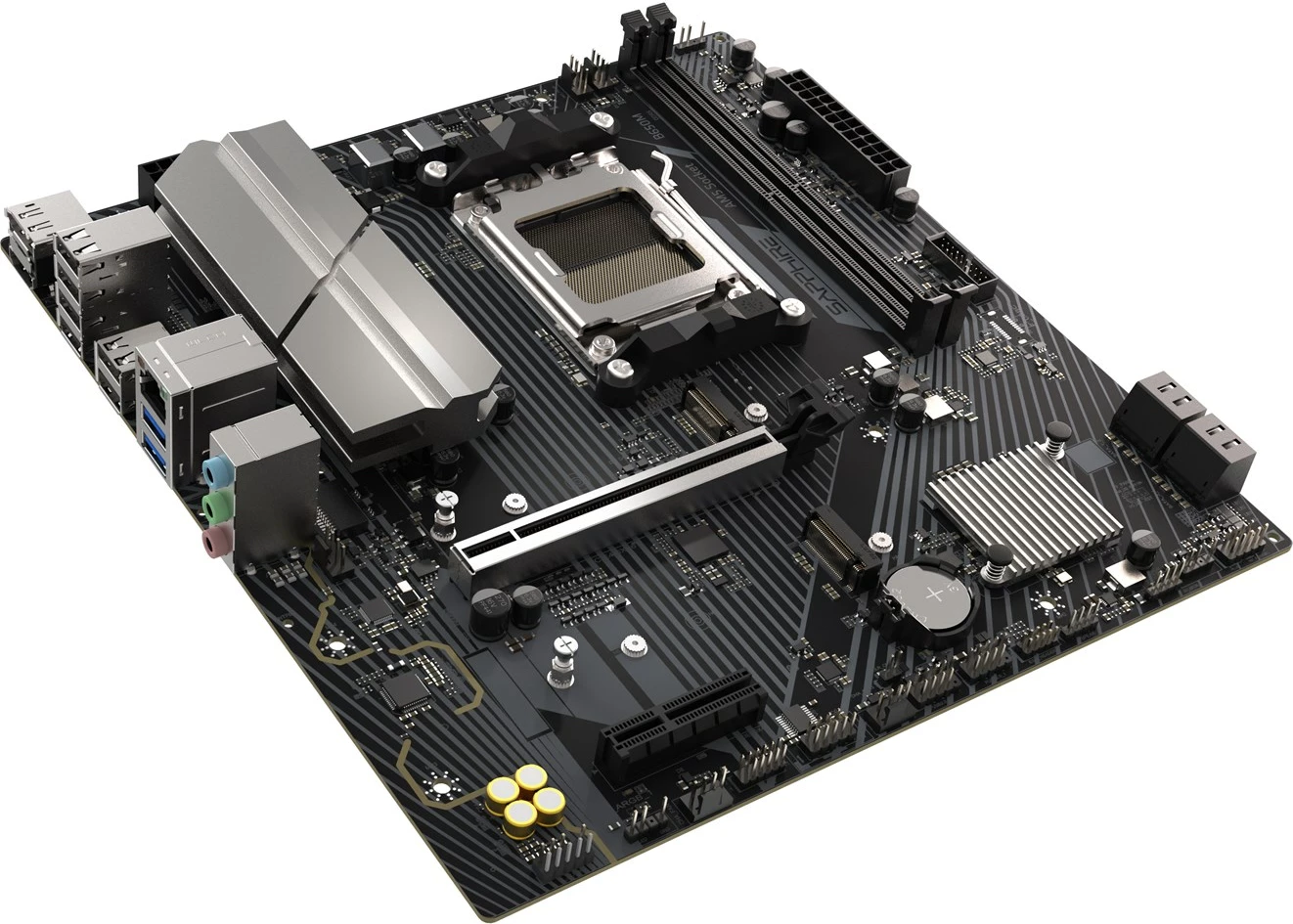 Pllakë amë Sapphire B650M-E, Socket AM5, micro ATX, e zezë