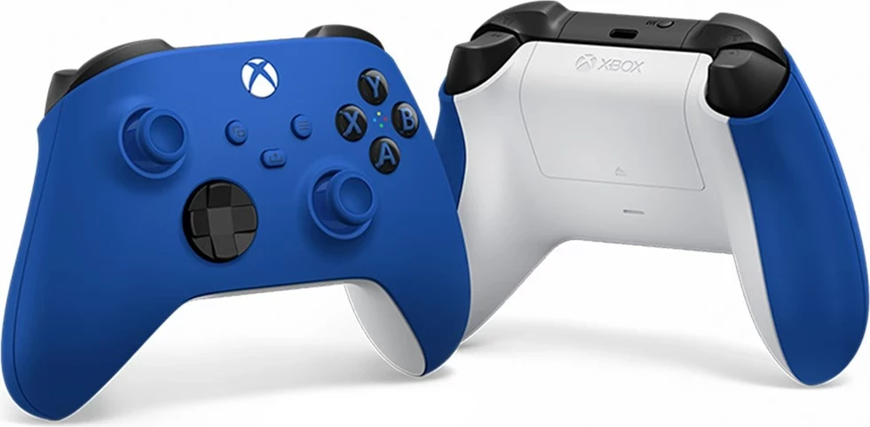 Gamepad Microsoft Xbox Wireless Controller, Bluetooth/USB, për Xbox One/One S/One X, Blu