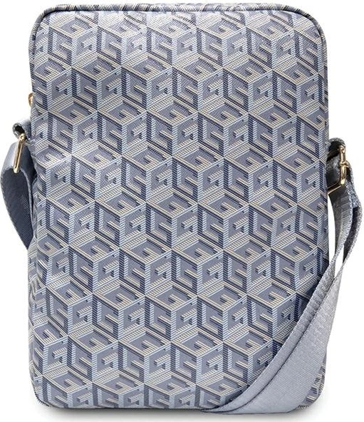 Çantë tabletë Guess GCube Stripe, për 10 inç, Blu