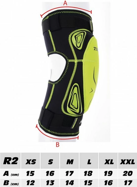Mbështetëse gjuri për sport Tempish, unisex, të zeza [Madhësia: XL]