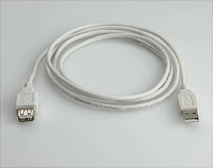 Kabllo USB VALUE A-A mashkull/femër, 1.8 m, USB 2.0, e bardhë