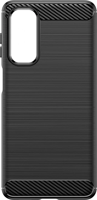 Mbështjellës Hurtel Carbon Case për Samsung Galaxy M54, i zi