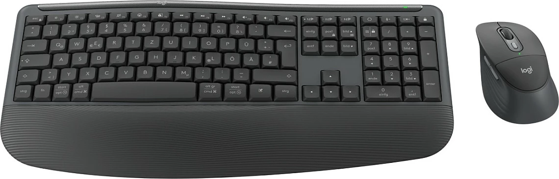 Tastierë dhe Maus Logitech MK880 For Business, layout CH, wireless, Graphite