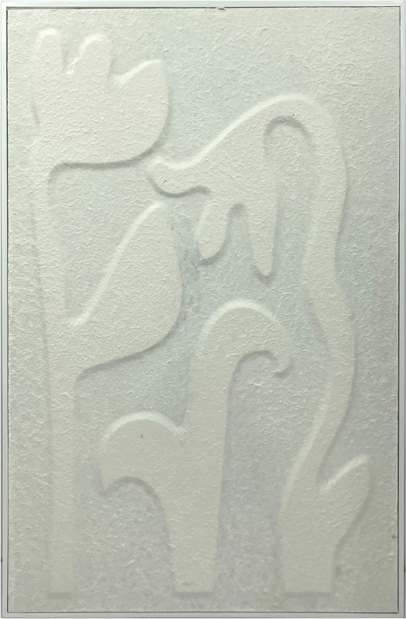 Pikturë dekorative Big Dreams, dru, e bardhë, 60x90x4cm