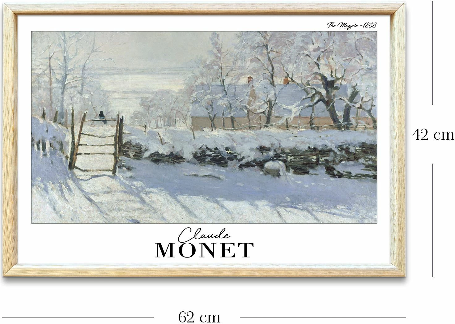 Pikturë dekorative me kornizë, Wallity, 4262AHSMONET-012