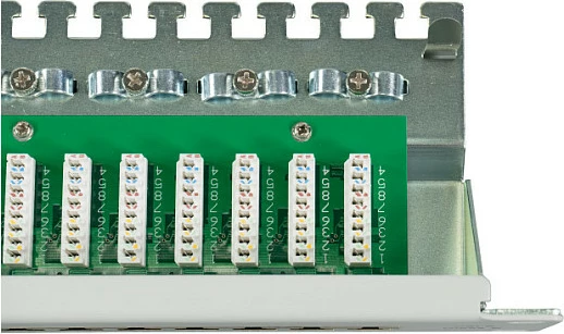 Patchpanel EFB Elektronik Cat.6 STP, 24xRJ45, 19" 1U, gri