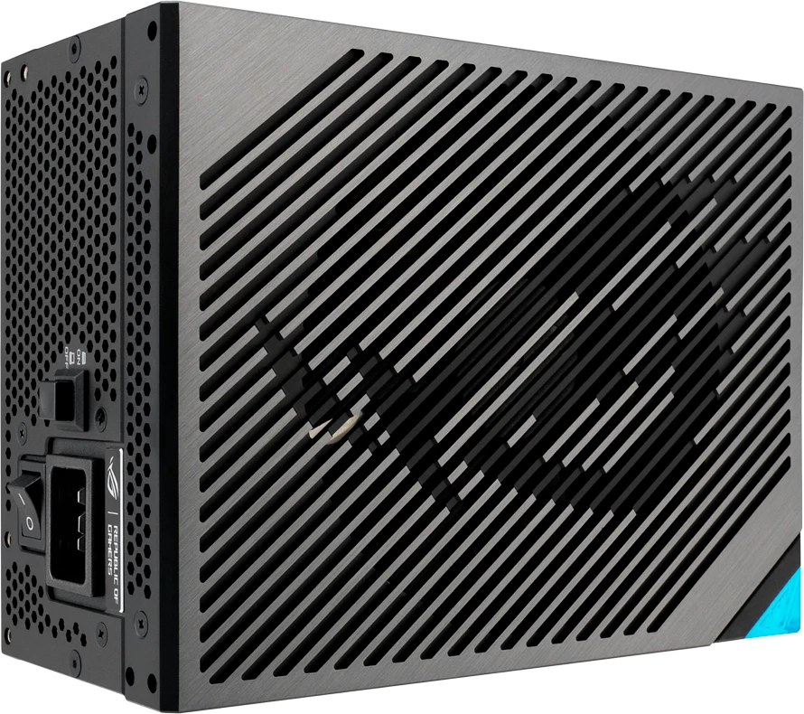 Furnizues energjie (PSU) ASUS ROG Thor 1600W Titanium III, 80 Plus Titanium, ATX 3.1, plotësisht modular, 2x 12VHPWR, OLED, zi/argjend