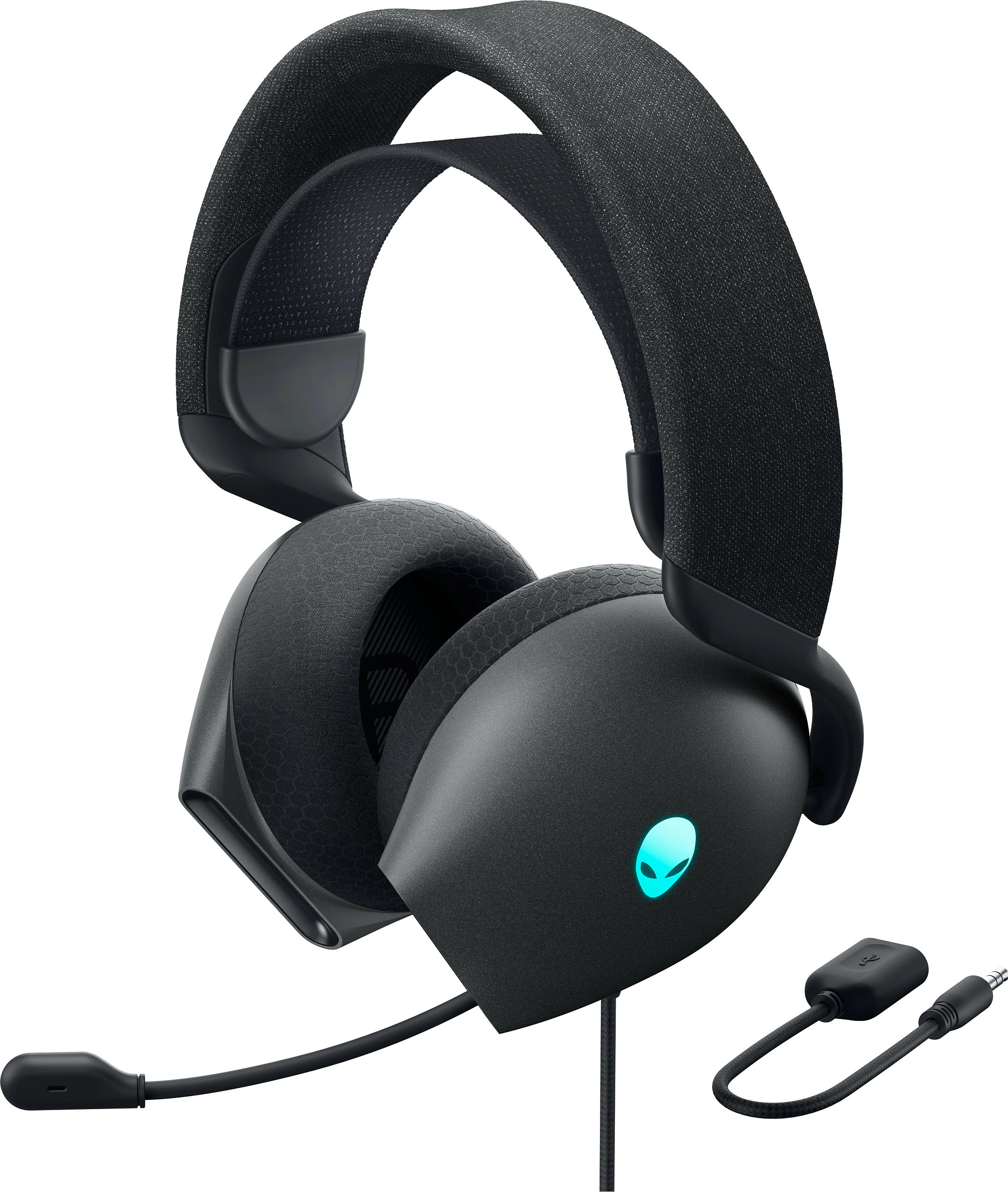 Kufje gaming Alienware Wired USB RGB 20, e zezë