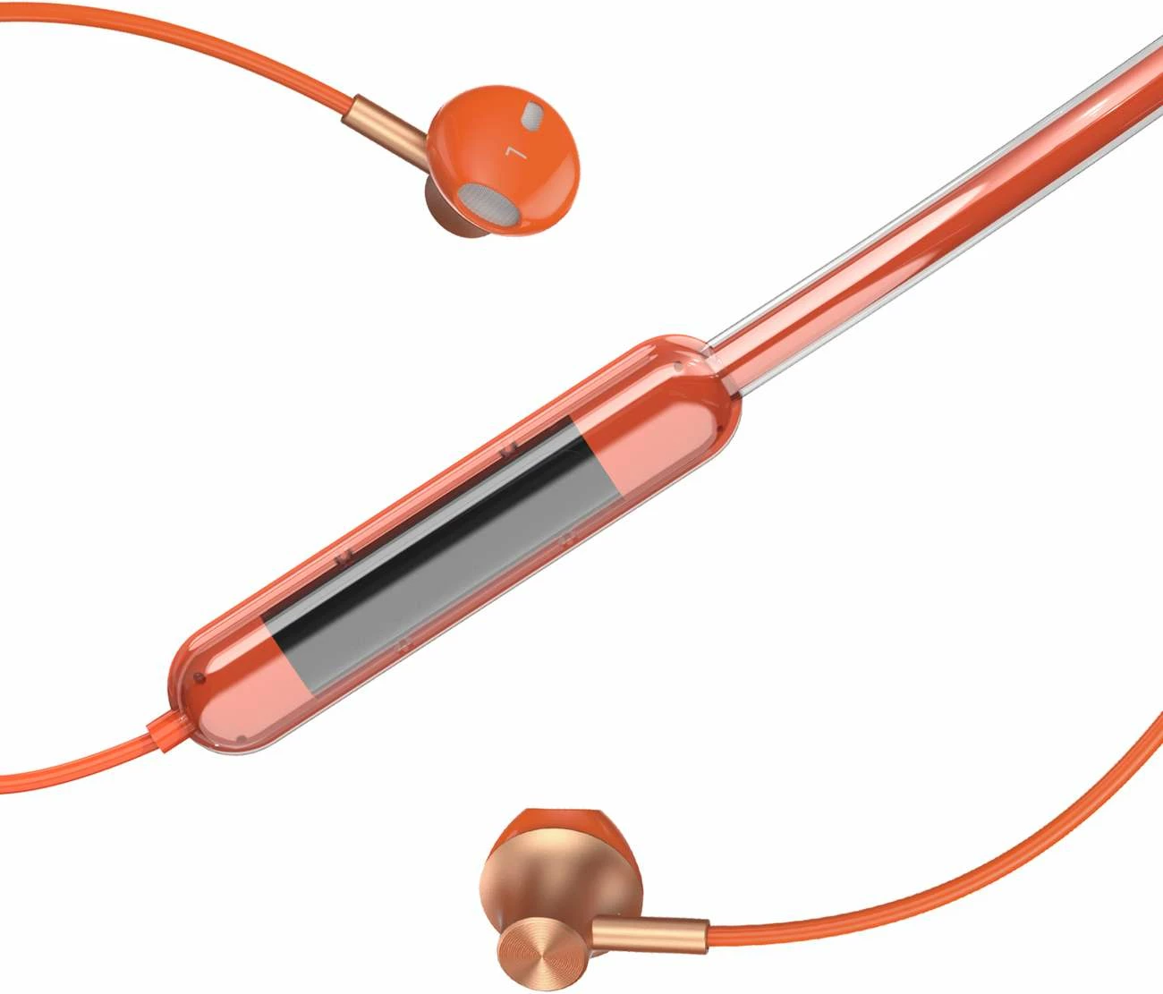 Kufje wireless Dudao U5Pro+, Bluetooth 5.3, ANC, portokalli