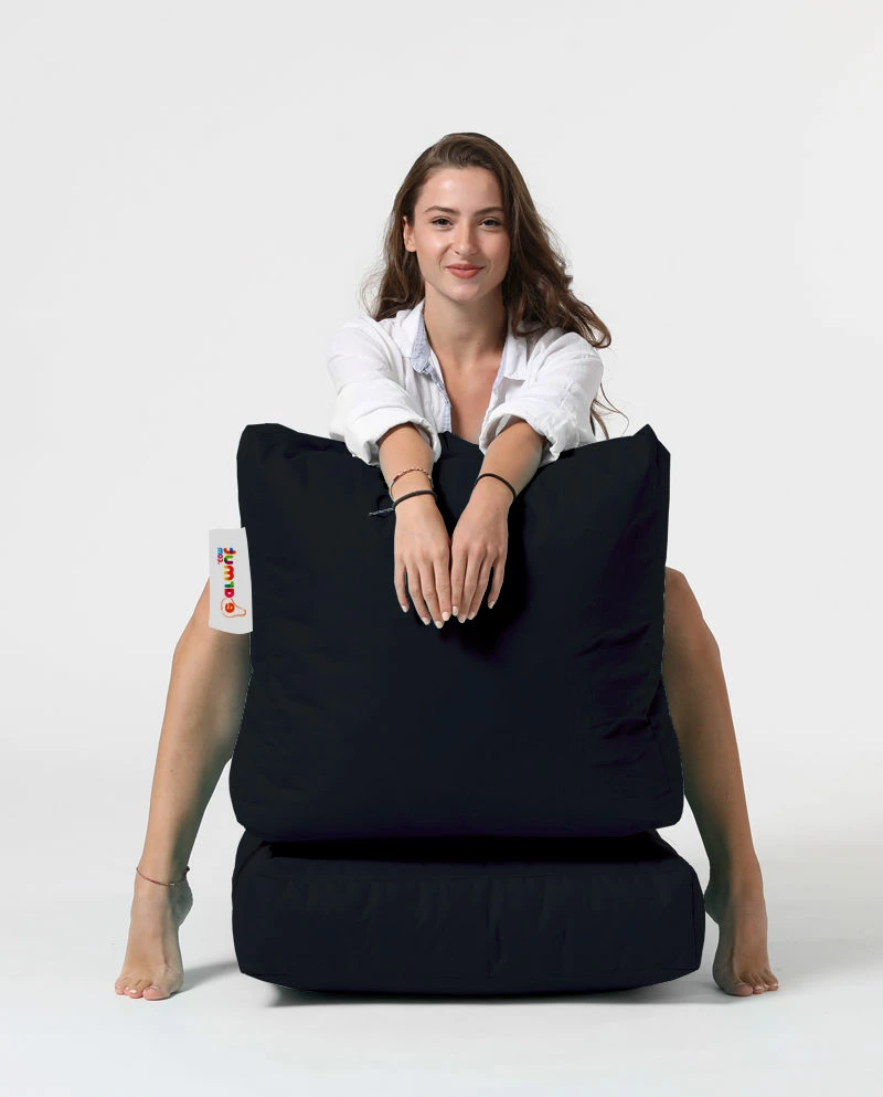 Puf për kopsht, Atelier del Sofa, Siesta Sofa Bed, ngjyrë e zezë