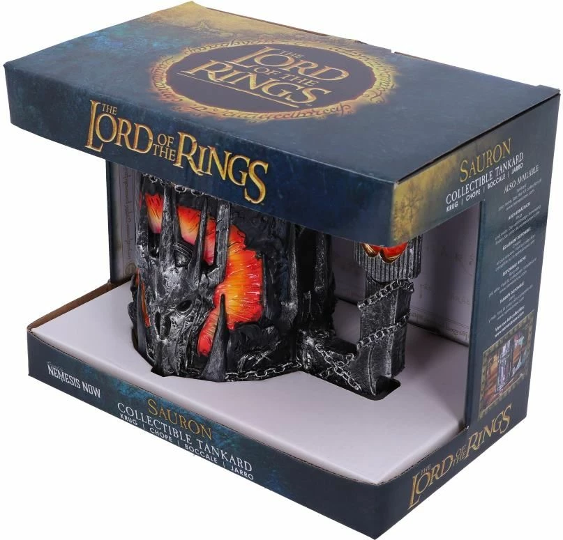 Mug NEMESIS NOW Lord of the Rings Sauron, resin, i pikturuar me dorë, e zezë/kuqe