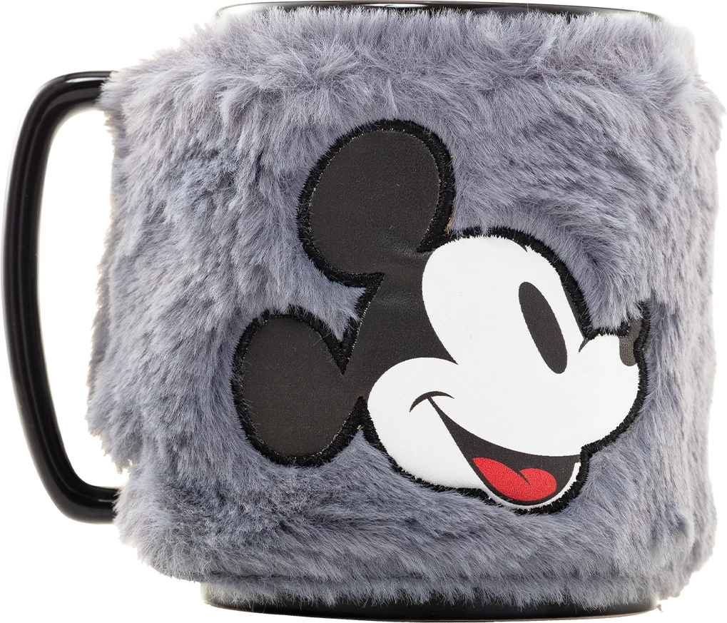 Filxhan Pyramid Mickey Mouse (Smile) Fuzzy 440 ml, gri