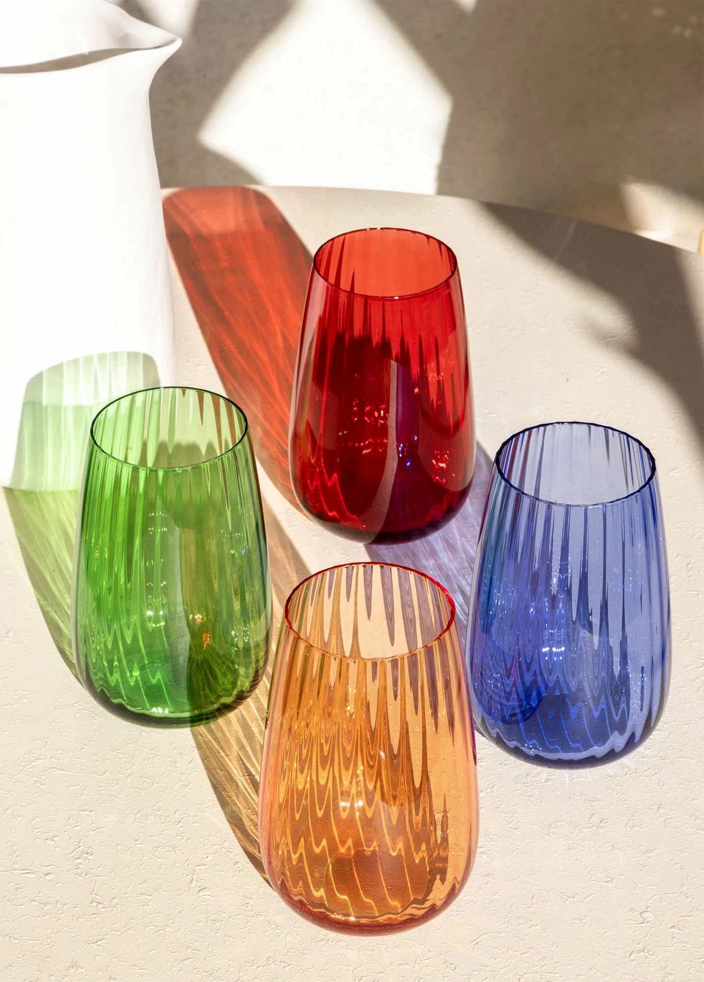 Gotë qelqi Hermia, ngjyrë e gjelbër, BRD0125