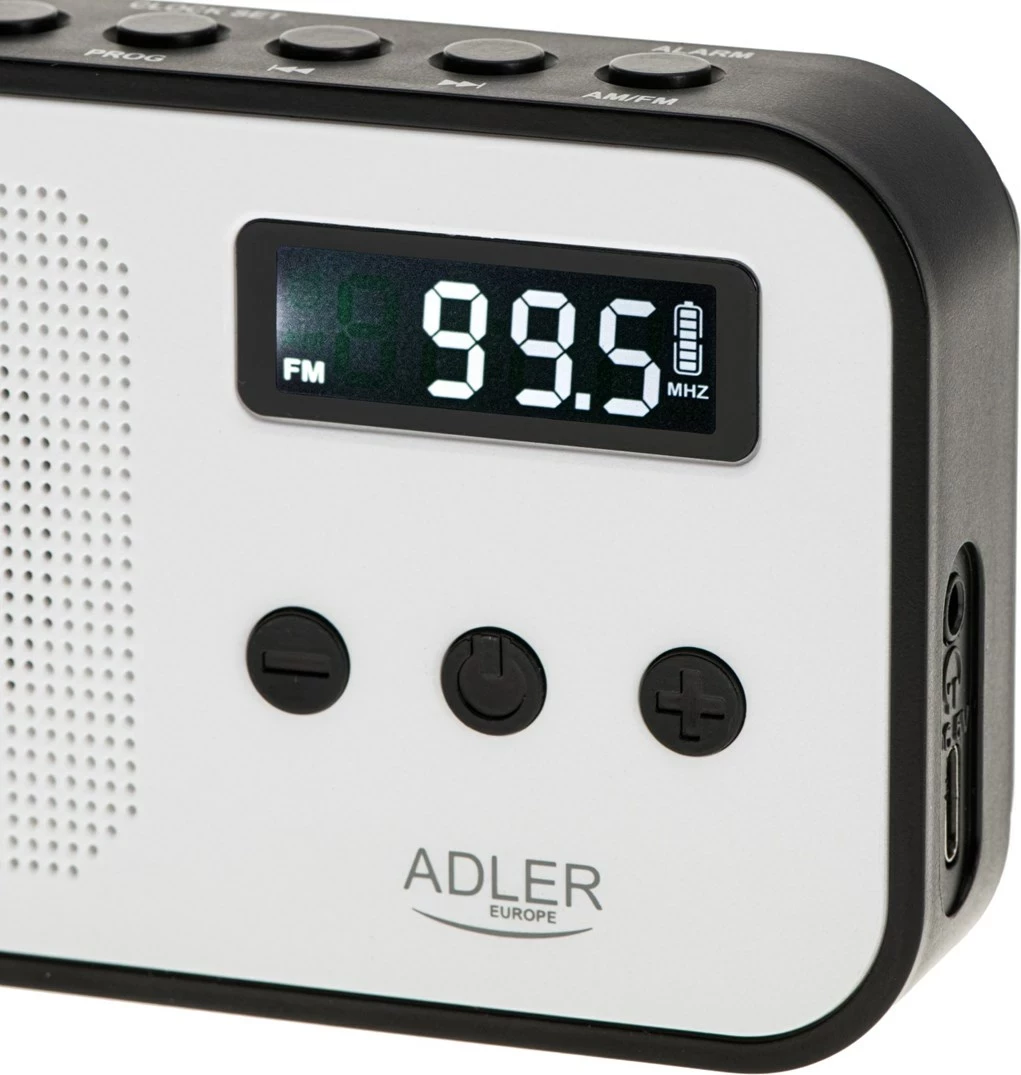 Radio Adler AD 1907, Portativ, Bardhë