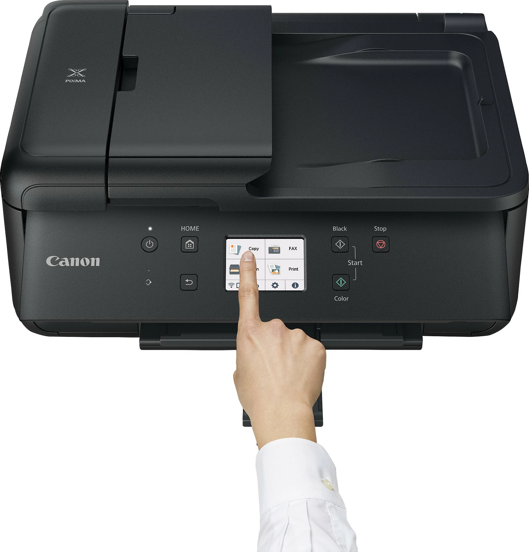 Printer multifunksional Canon PIXMA TR7650, Wi‑Fi, USB, duplex, ADF, i zi