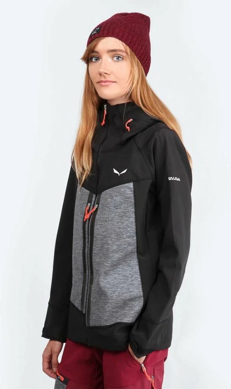 Jakne Salewa për femra, e zezë