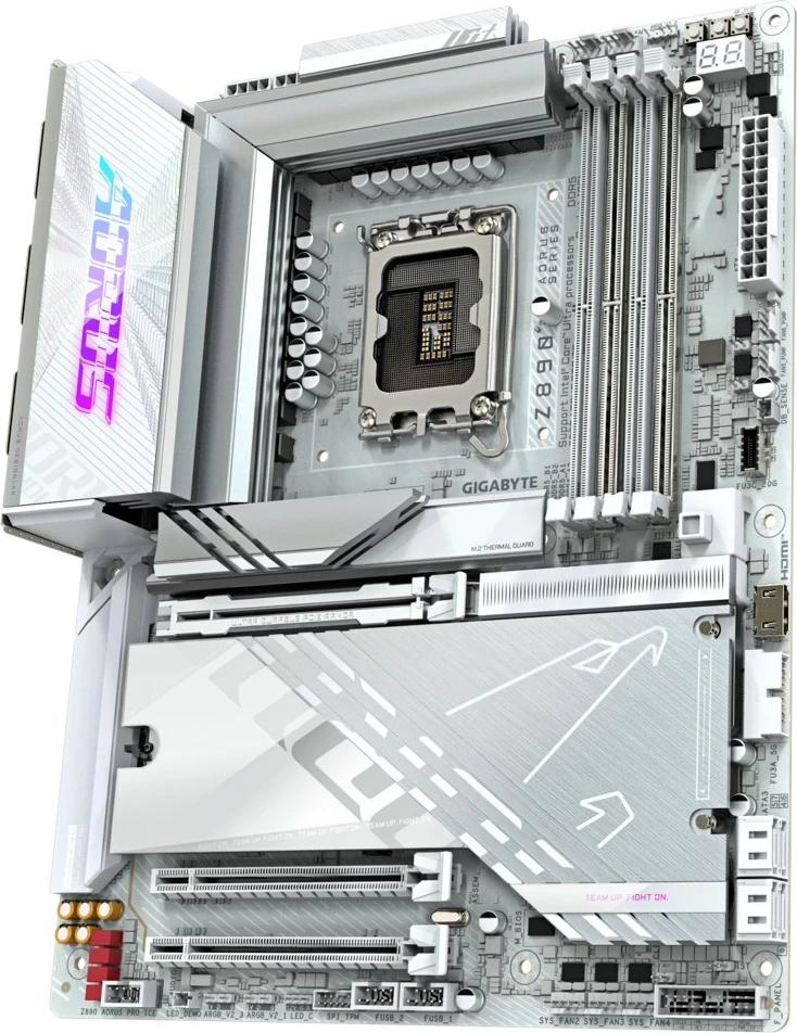 Pllakë amë Gigabyte Z890 AORUS PRO ICE, ATX, DDR5, LGA1851, e bardhë