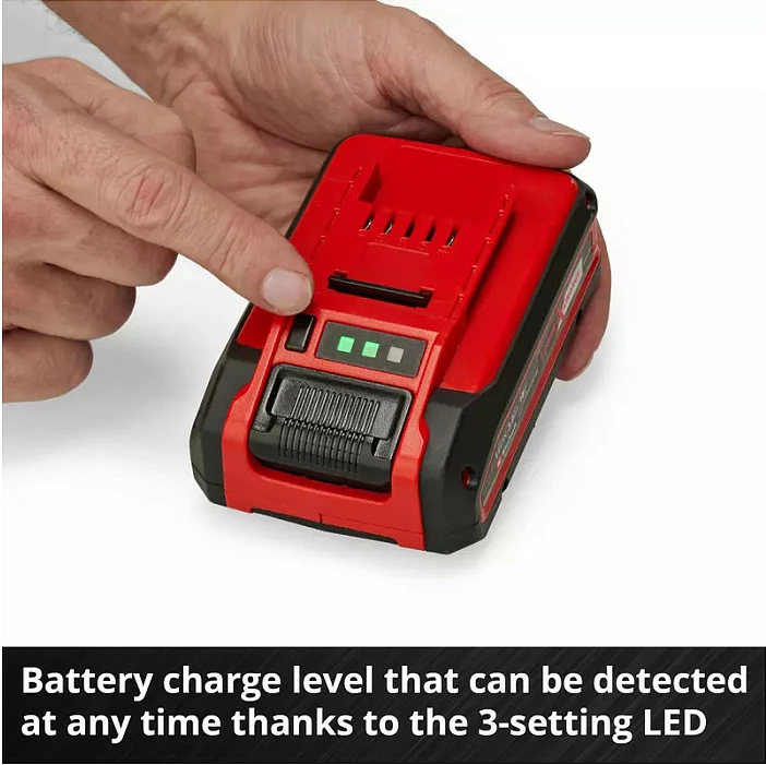 Bateri Einhell Power X-Change Plus TWIN-PACK 18V 3.0Ah, 2 copë, kuqe/zezë
