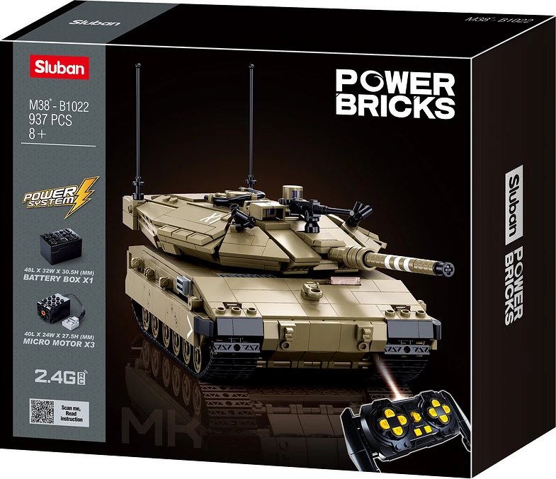 Lodër Sluban Sluban MK4 RC gevechts tank M38-B1022