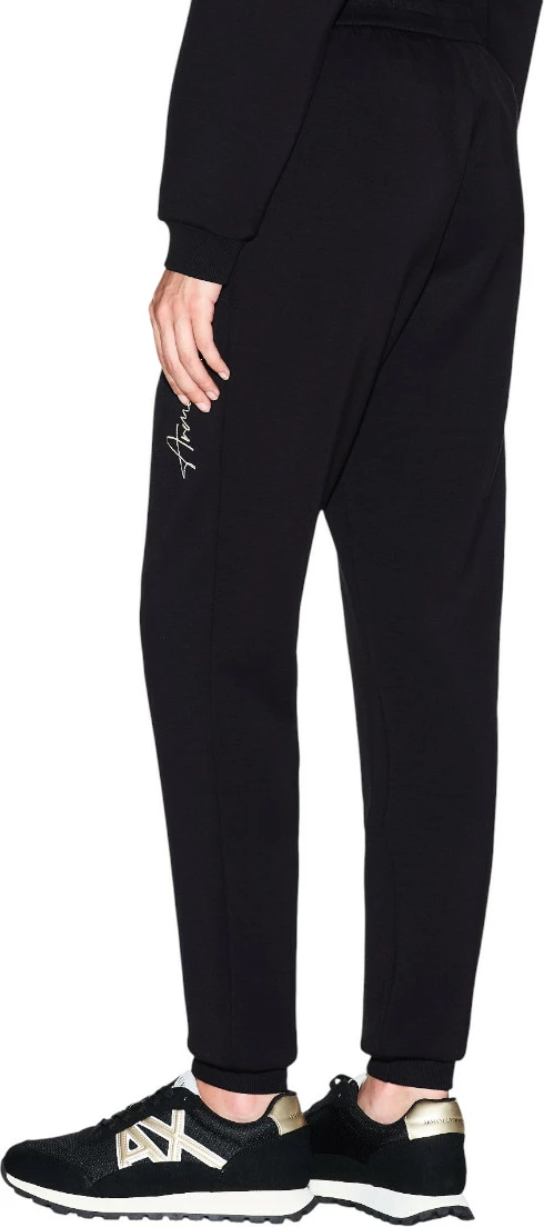 Pantallona sportive për femra Armani Exchange XW000837 AF13397, të zeza-ari [Madhësia: XS]