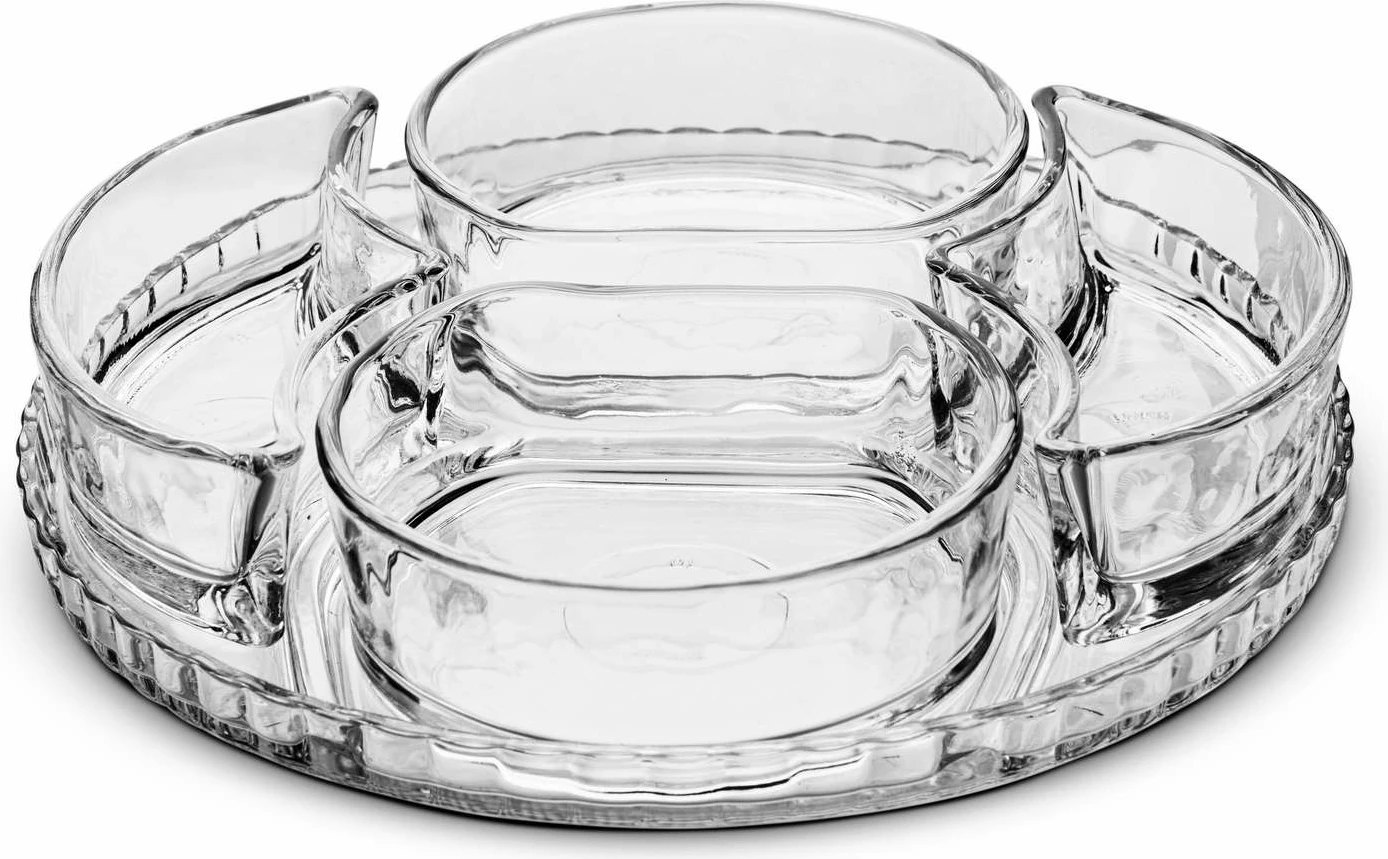 Set mëngjesi Hermia PD1147GCL, 5 pjesë, qelq