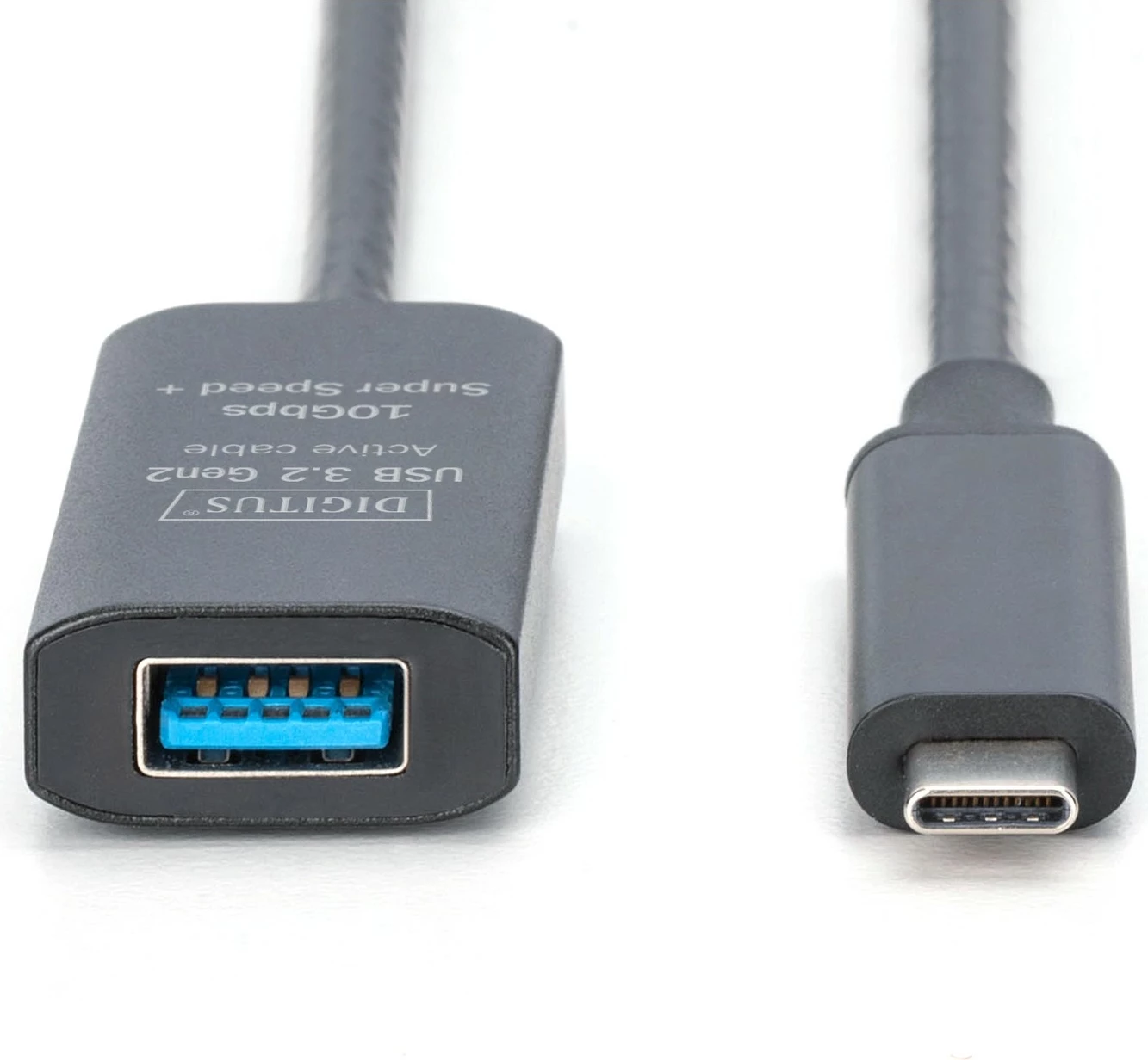Kabllo zgjatues Digitus USB-C në USB-A 5m, USB 3.2 Gen 2, e zezë