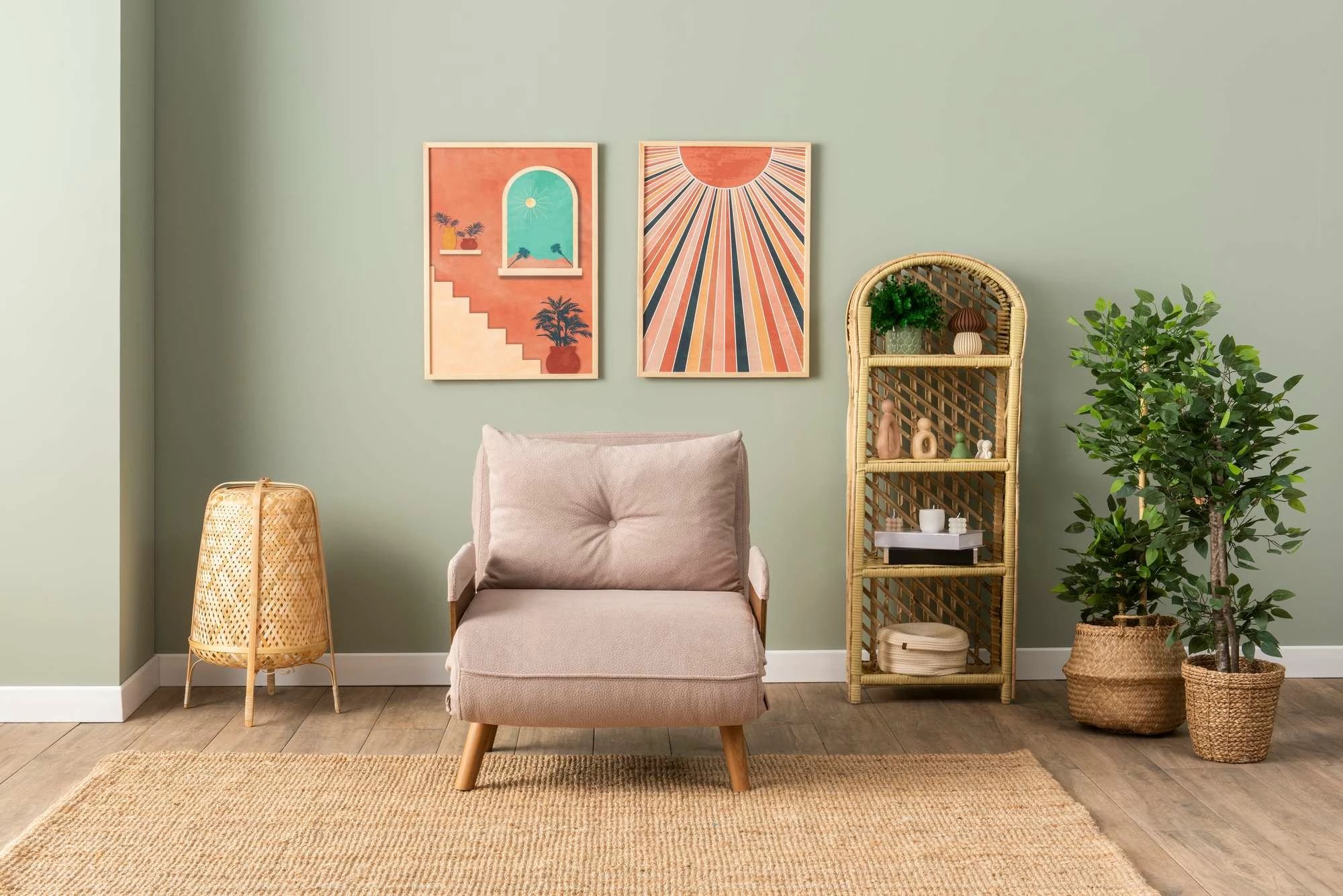 Krevati-karrige një vendi, Cosmo Single, ngjyrë mink, Atelier del Sofa