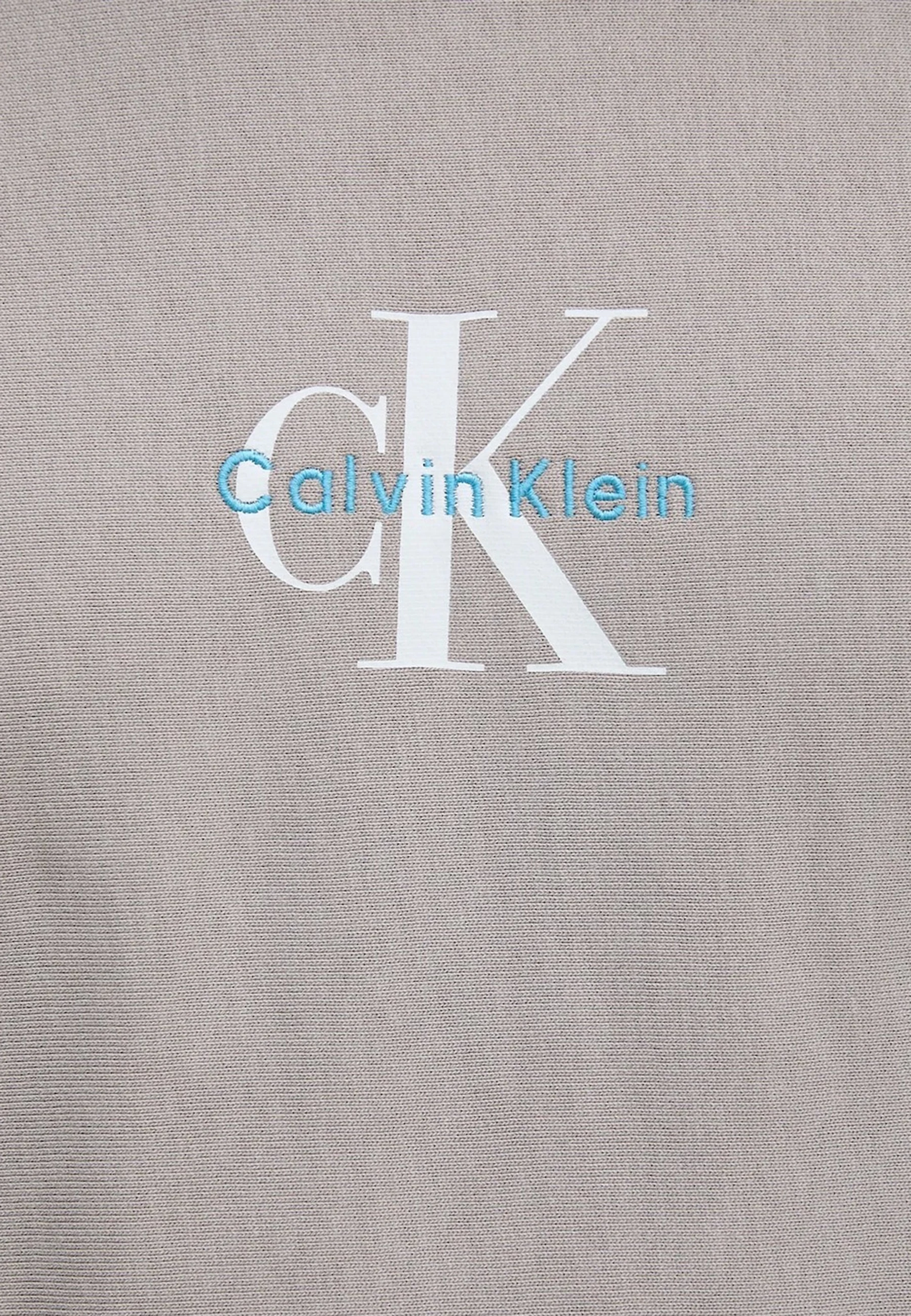 Duks me kapuç me zinxhir Calvin Klein Jeans LV04RC281G për meshkuj, gri [Madhësia: XXL]
