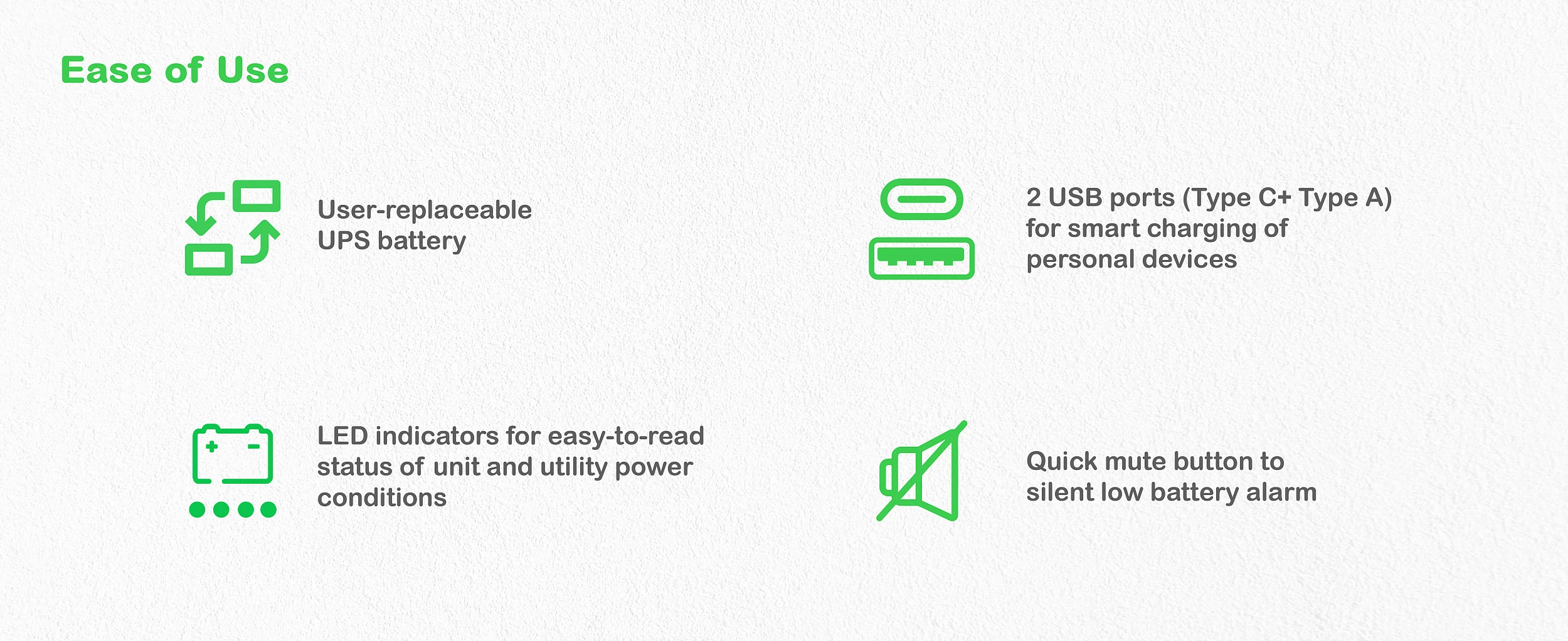 UPS APC Back-UPS 1050VA/600W, 8x Schuko, USB-A+C, i zi
