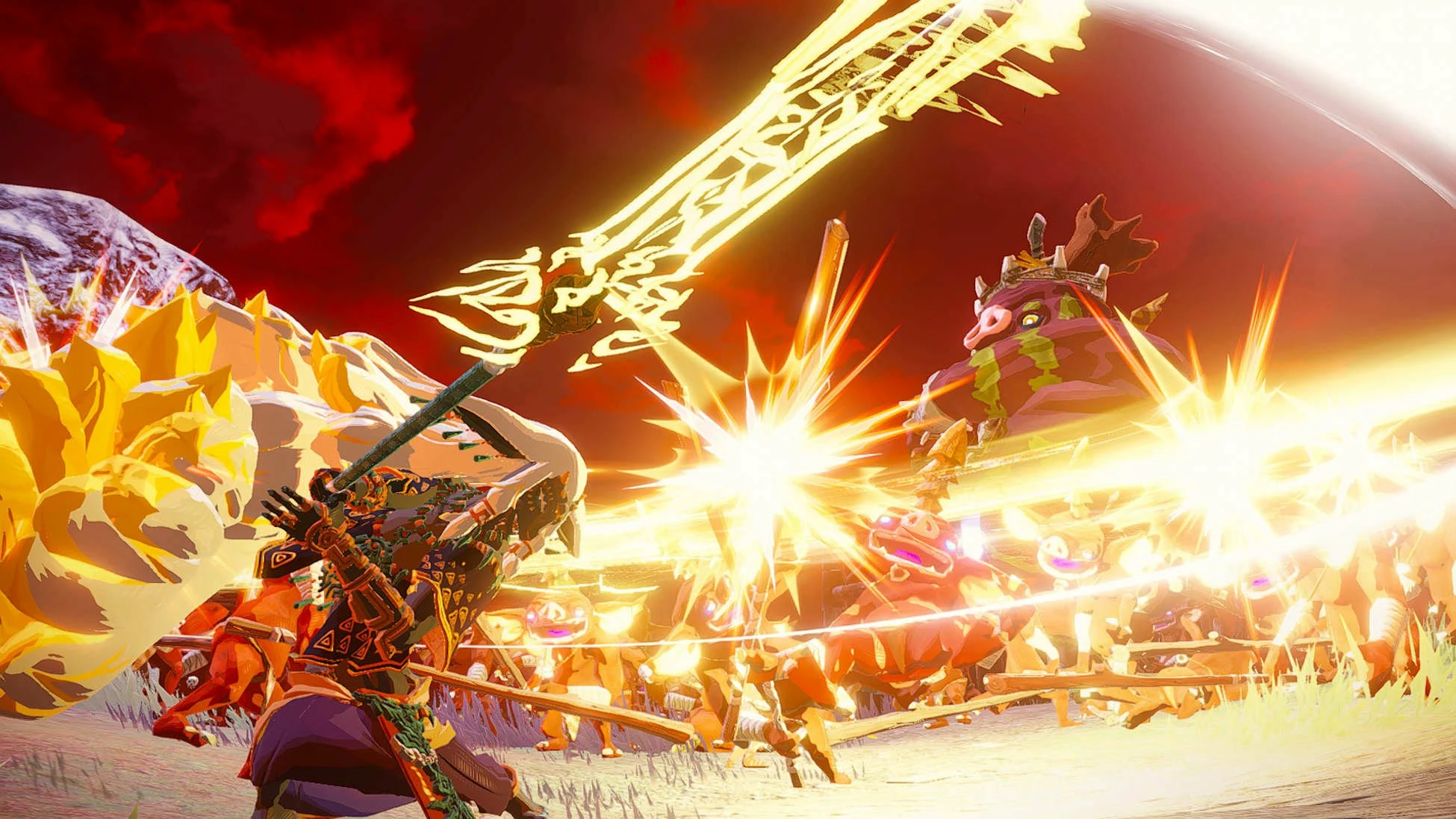 Lojë Nintendo Hyrule Warriors: Age of Imprisonment për Switch 2, kopje fizike Game-Key Card, anglisht, PEGI 12, Standard