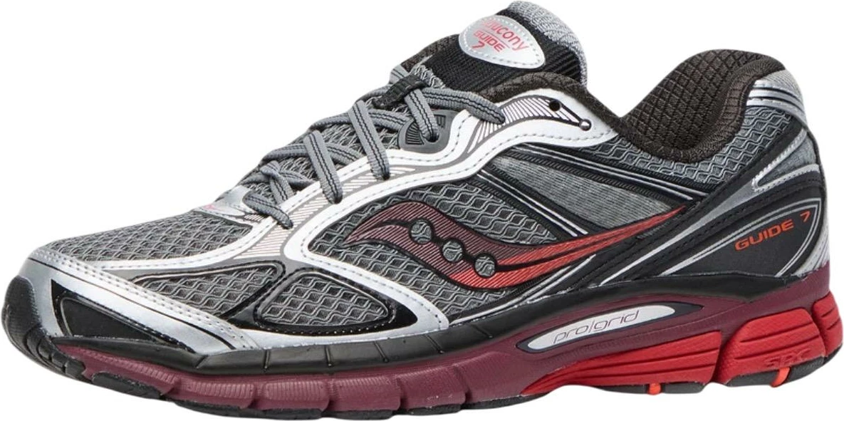 Atlete për meshkuj Saucony ProGrid Guide 7 S101493-1013, argjendta/zeza [Madhësia: 44.5]