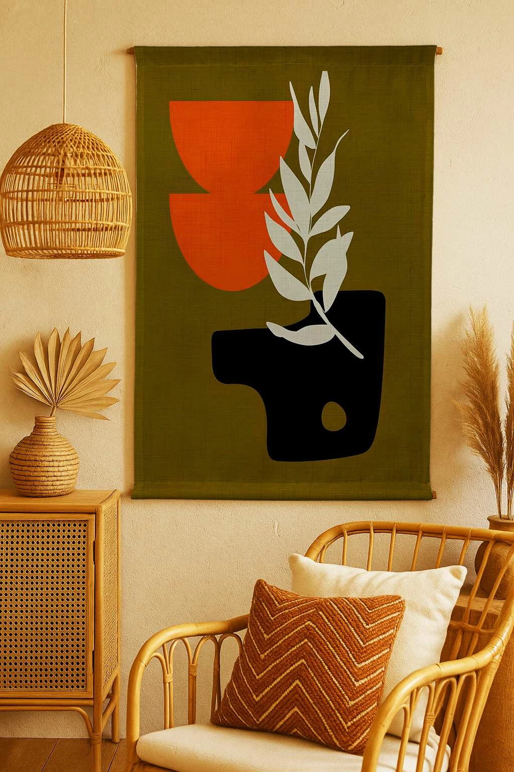 Pikturë dekorative poliestër, Wallity Polybaby 32, shumëngjyrëshe, 70x120cm